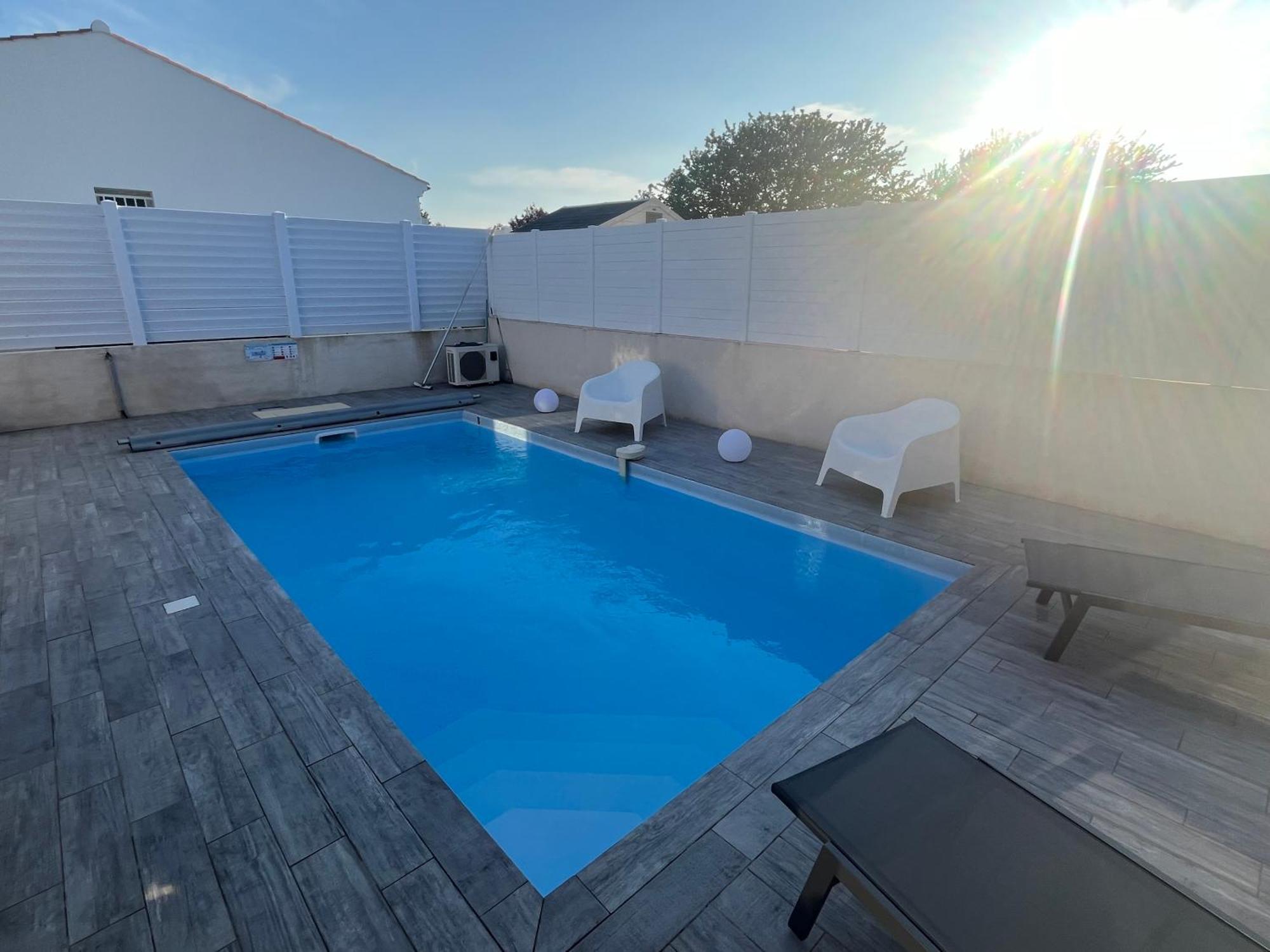 Villa Avec Piscine Saint-Jean-de-Monts Exteriör bild